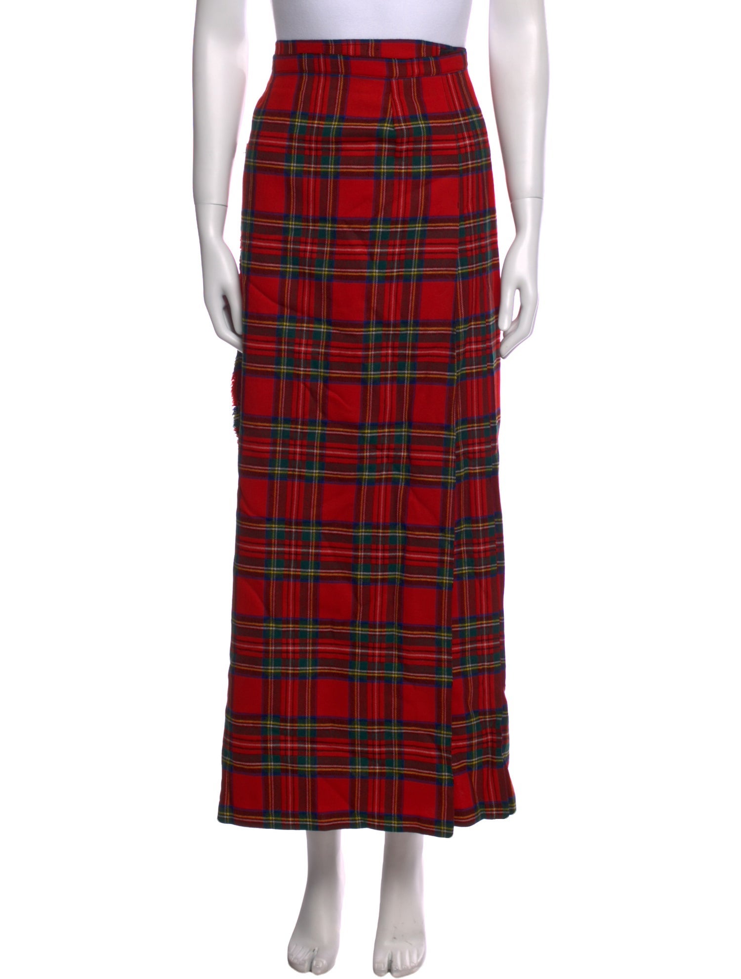 Aquascutum Wool Long Skirt