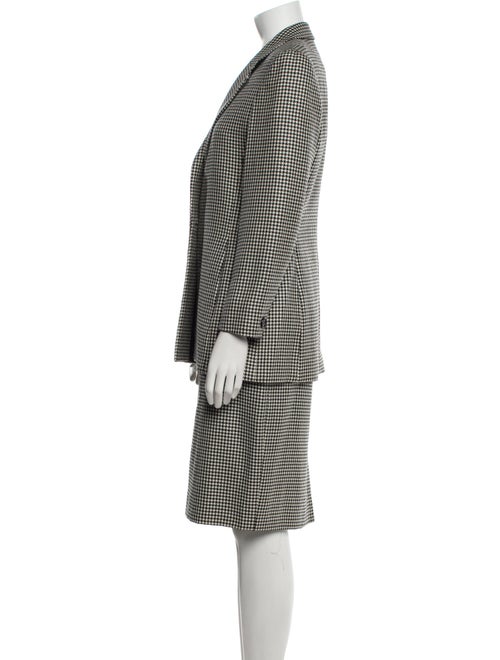 Aquascutum Houndstooth Print Skirt Set