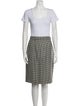 Aquascutum Houndstooth Print Skirt Set