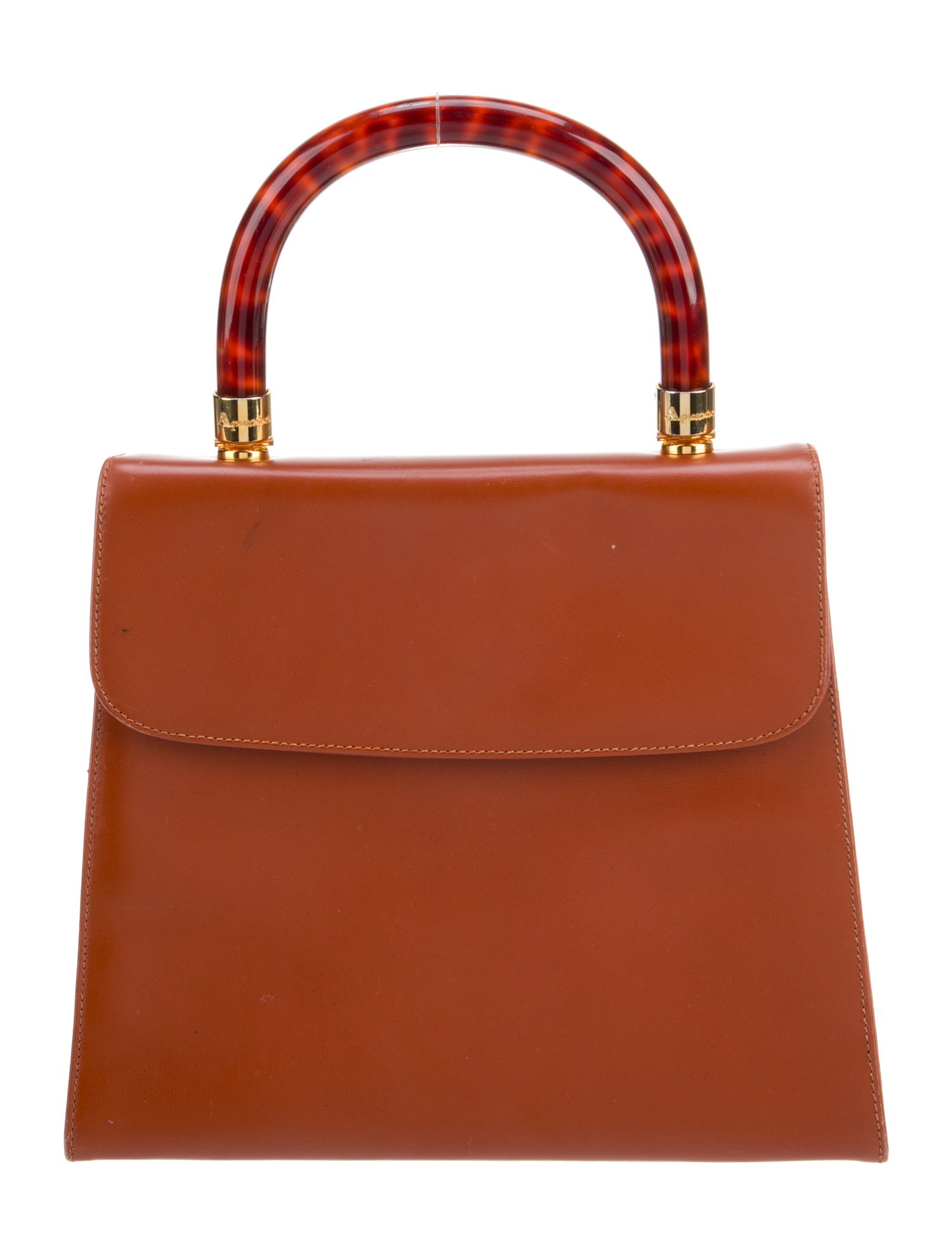 Aquascutum Leather Top Handle Bag