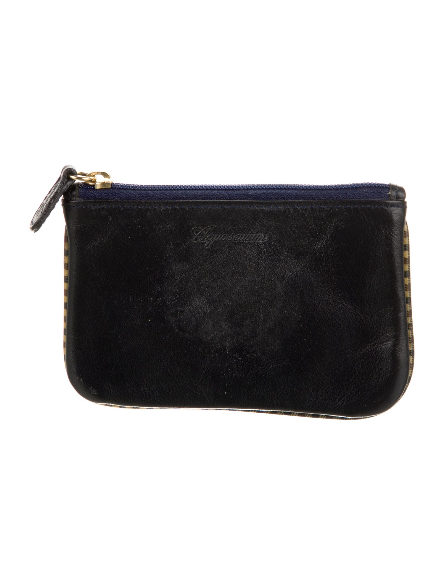 Aquascutum Leather Printed Wallet