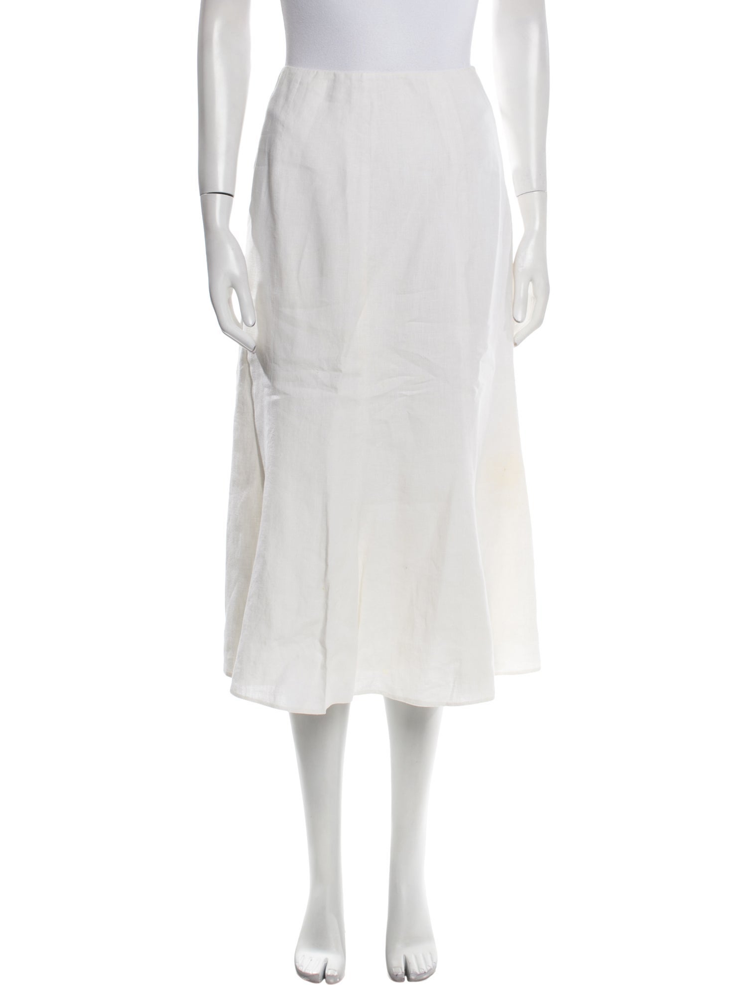 Aquascutum Linen Midi Length Skirt