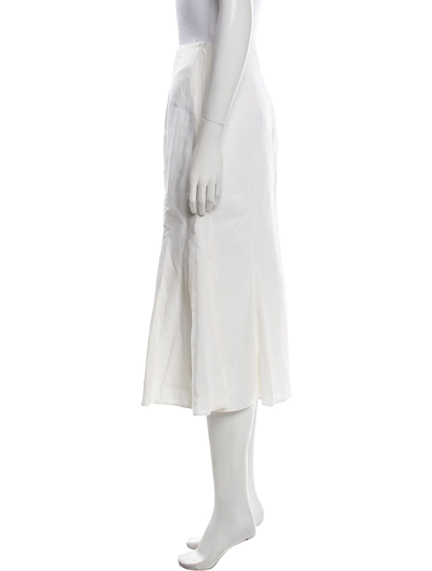 Aquascutum Linen Midi Length Skirt