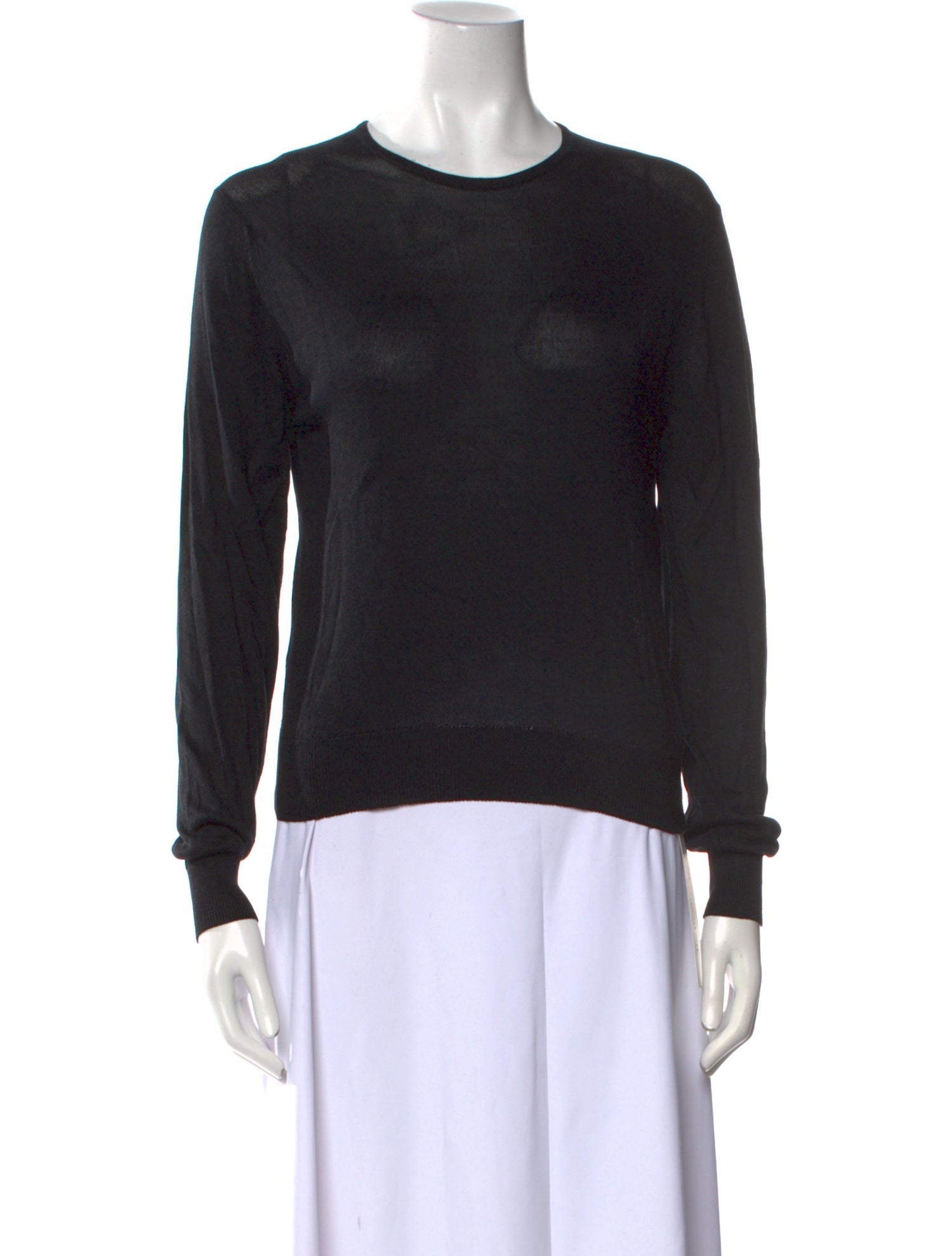 Aquascutum Silk Crew Neck Sweater