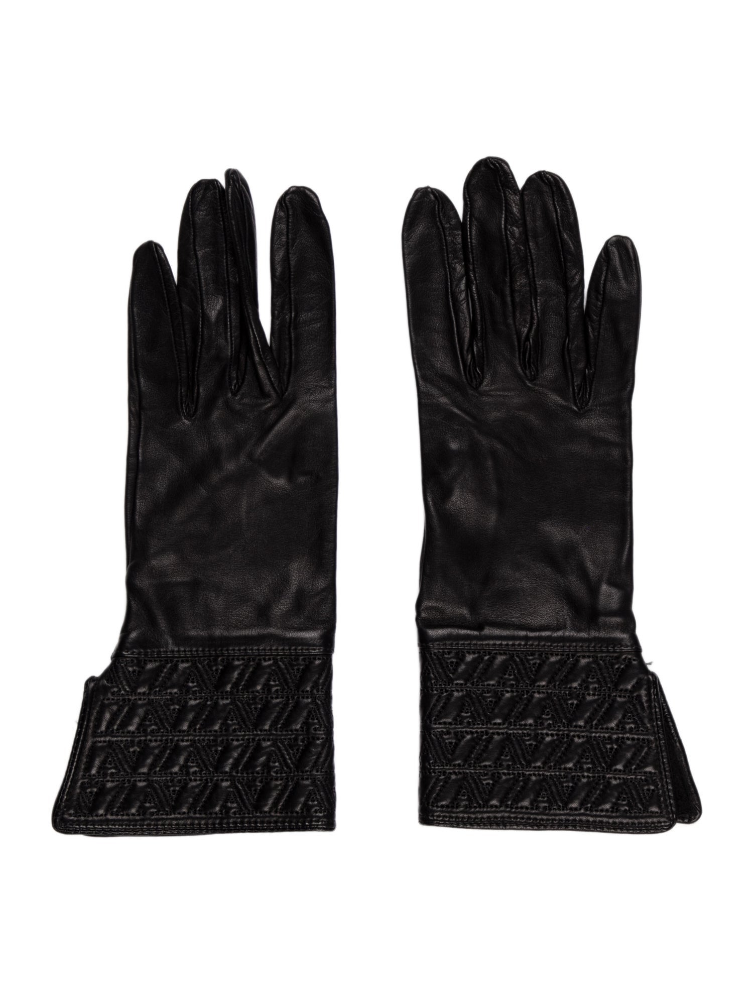 Aquascutum Leather Winter Gloves