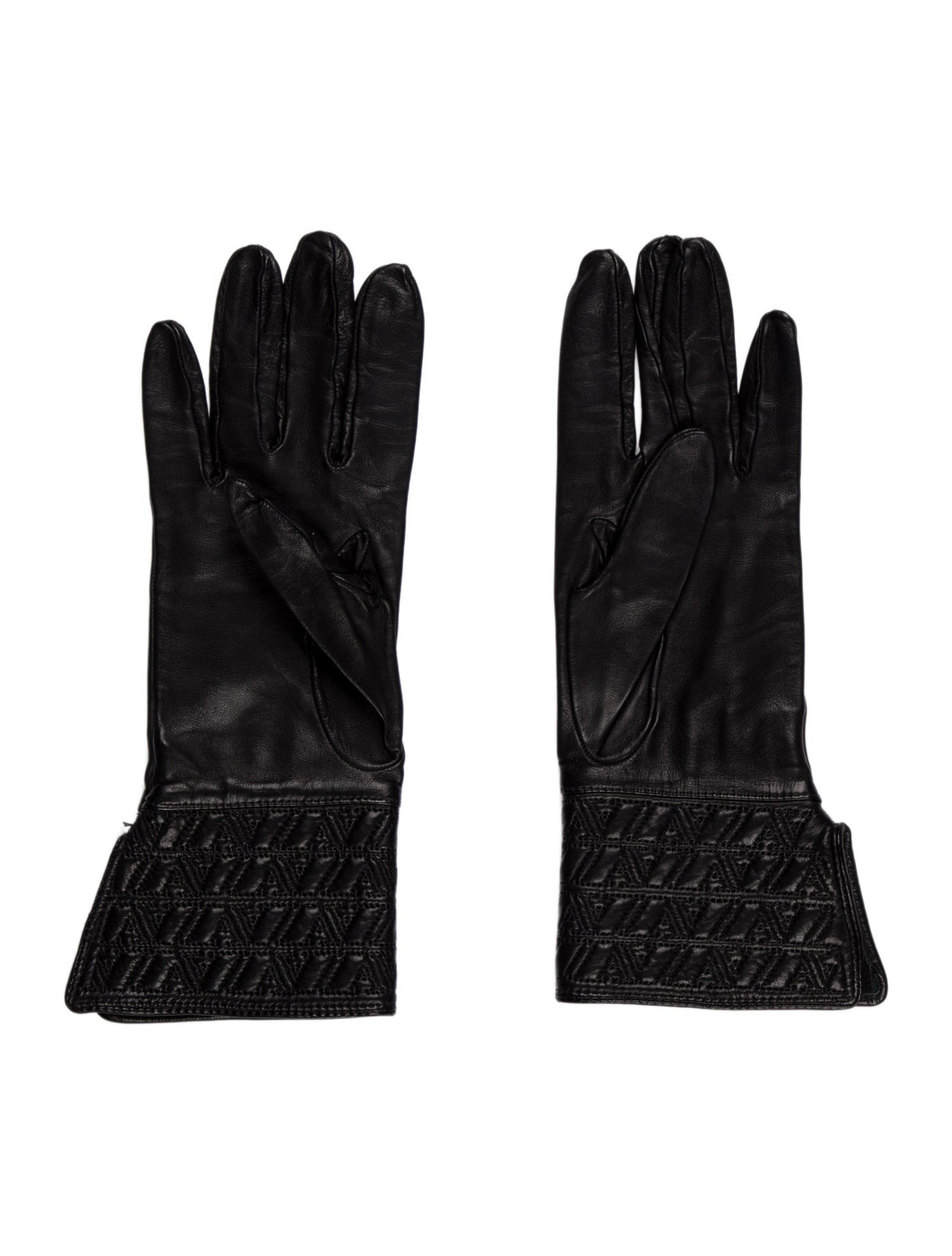 Aquascutum Leather Winter Gloves