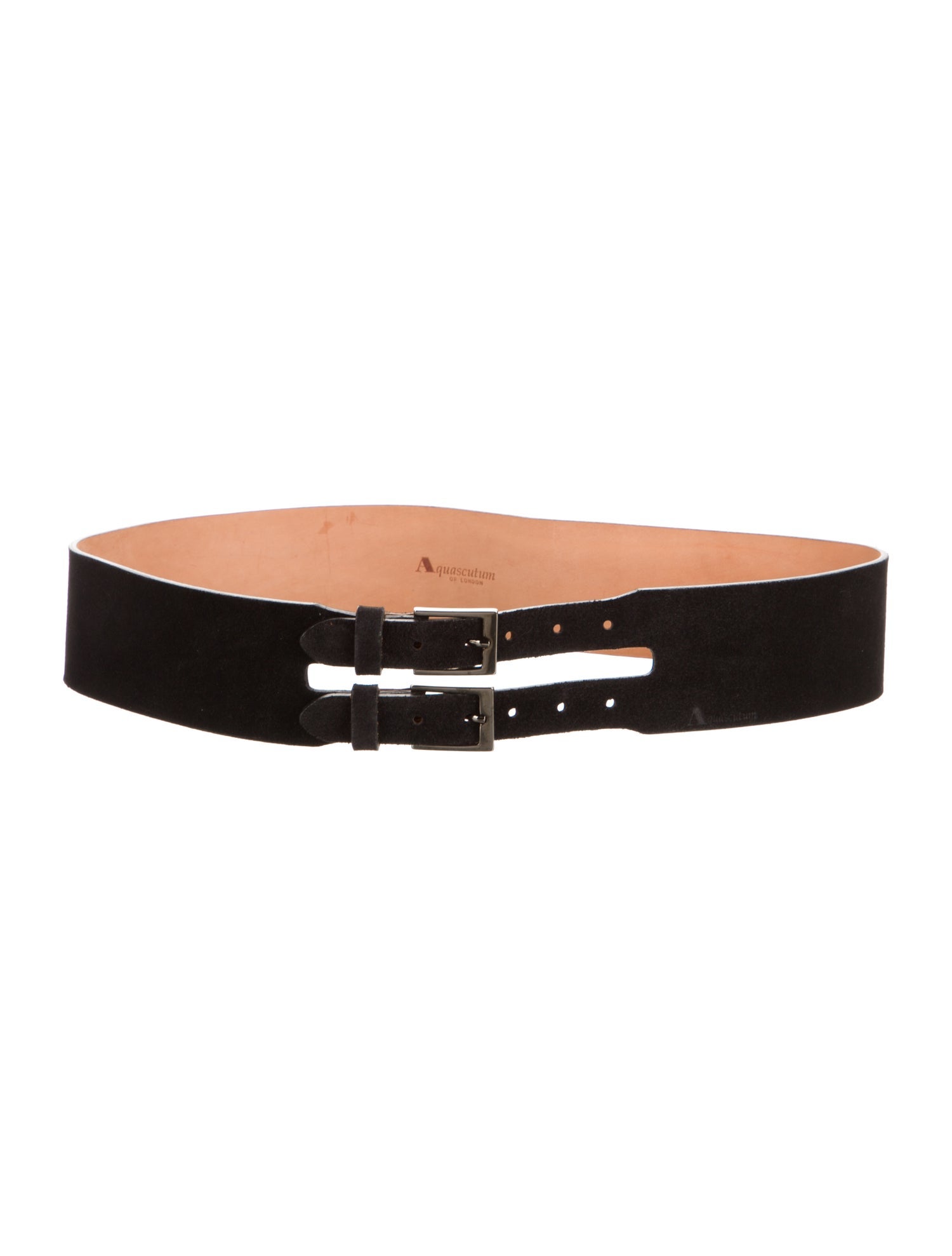 Aquascutum Wide Suede Waist Belt