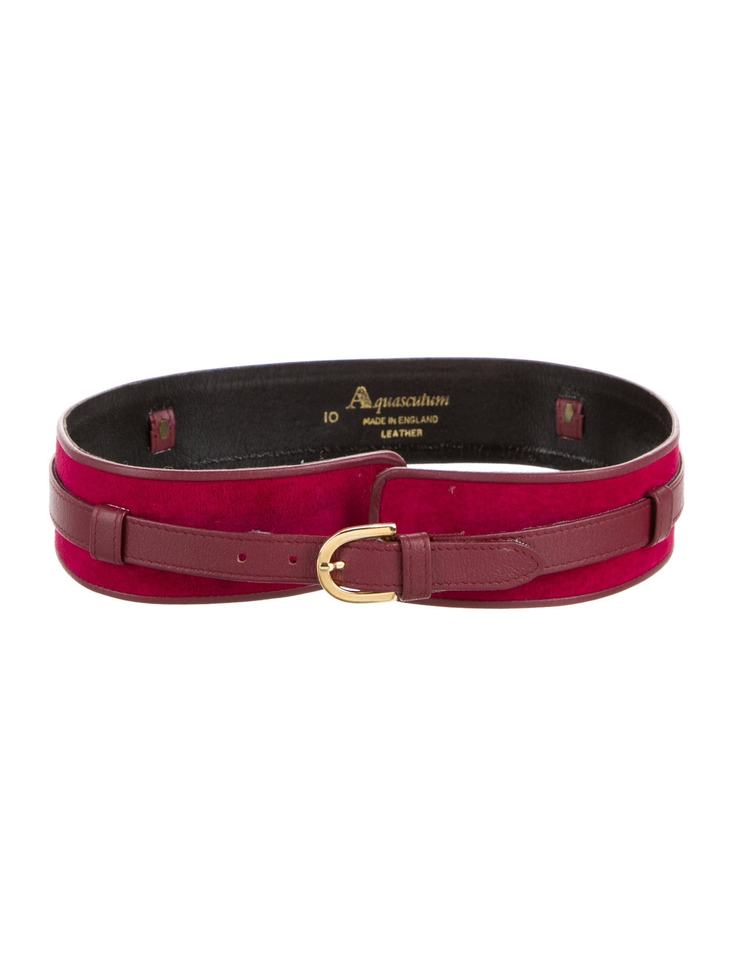 Aquascutum Wide Suede Waist Belt