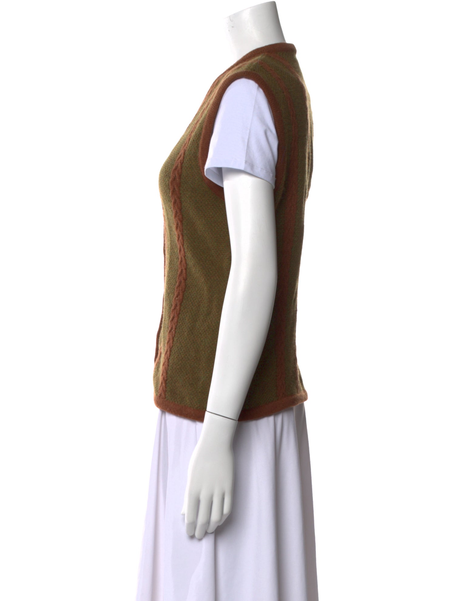 Aquascutum Wool V-Neck Sweater