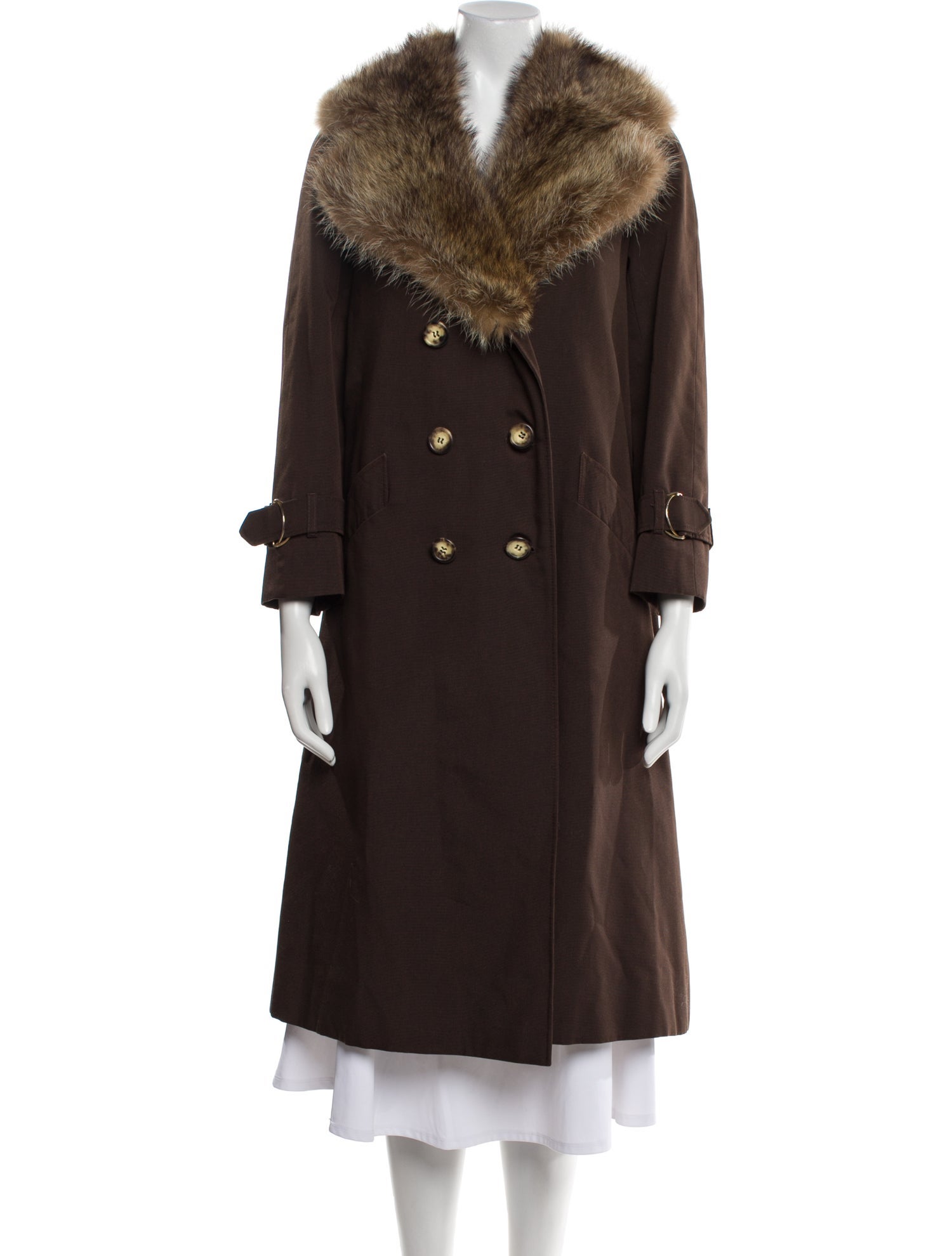 Aquascutum Faux Fur Coat