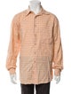 Aquascutum Plaid Print Long Sleeve Shirt