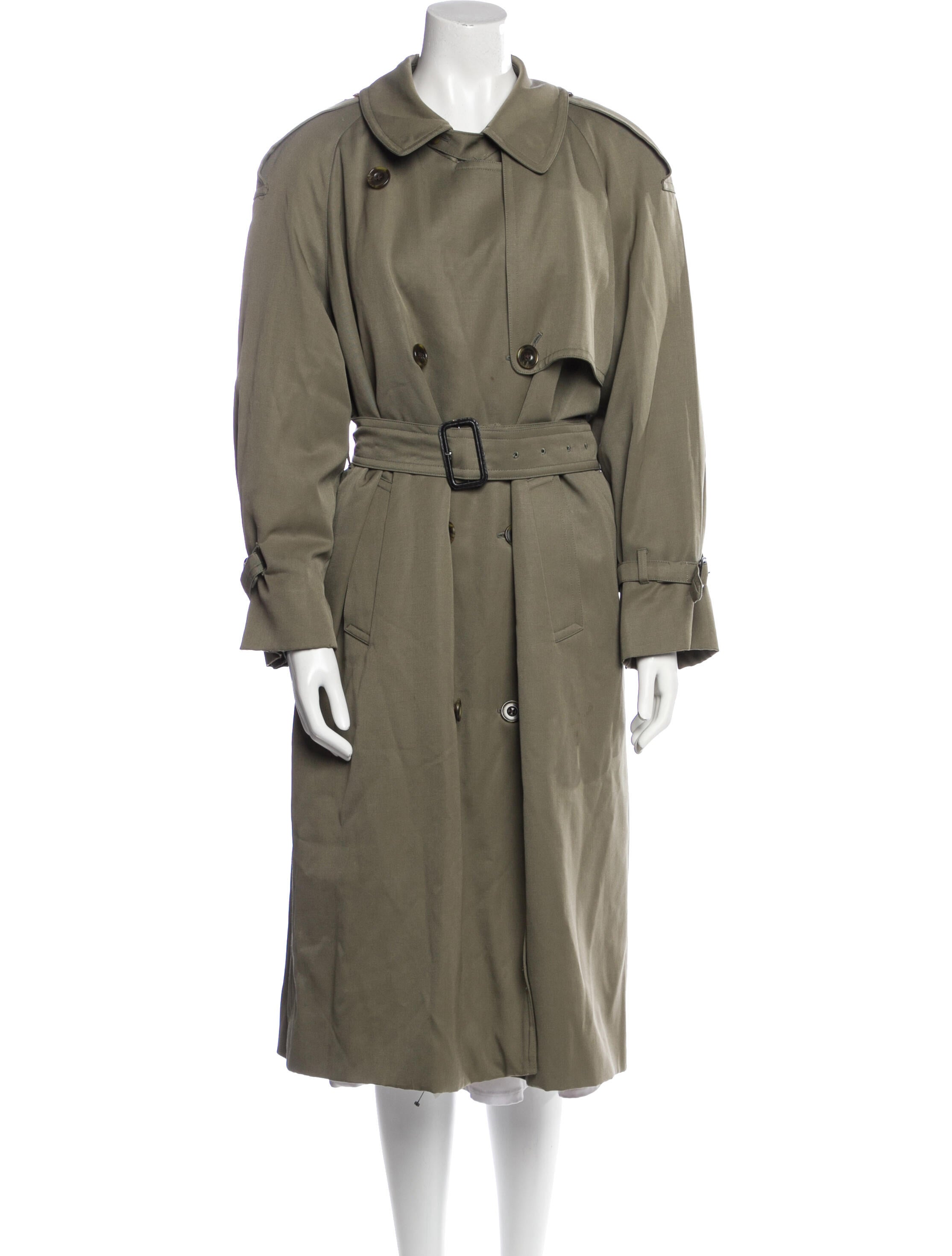 Aquascutum Virgin Wool Trench Coat