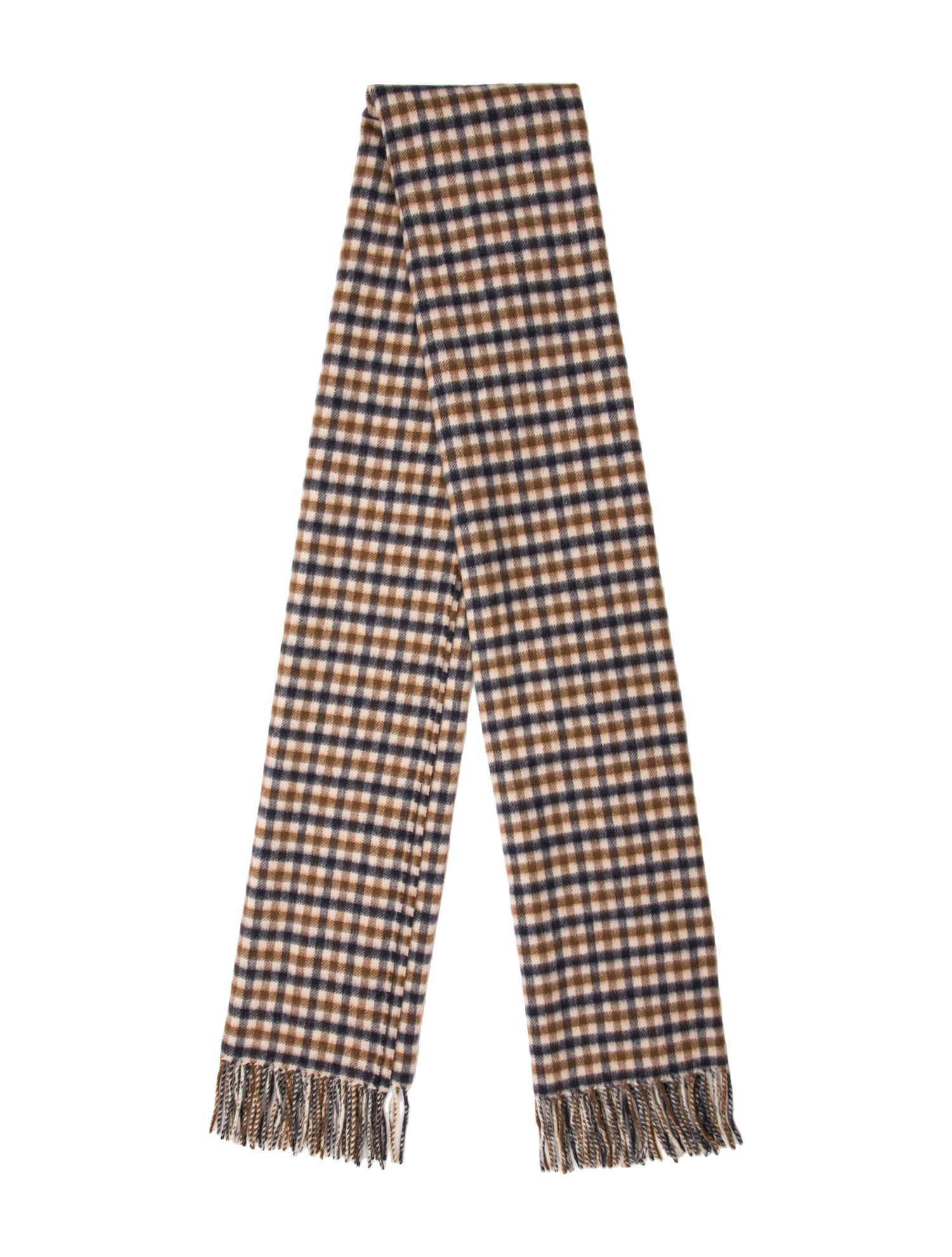 Aquascutum Wool Striped Scarf