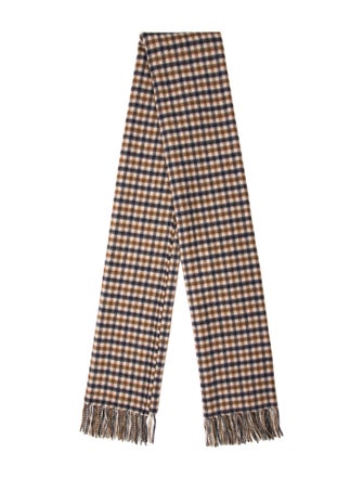 Aquascutum Wool Striped Scarf