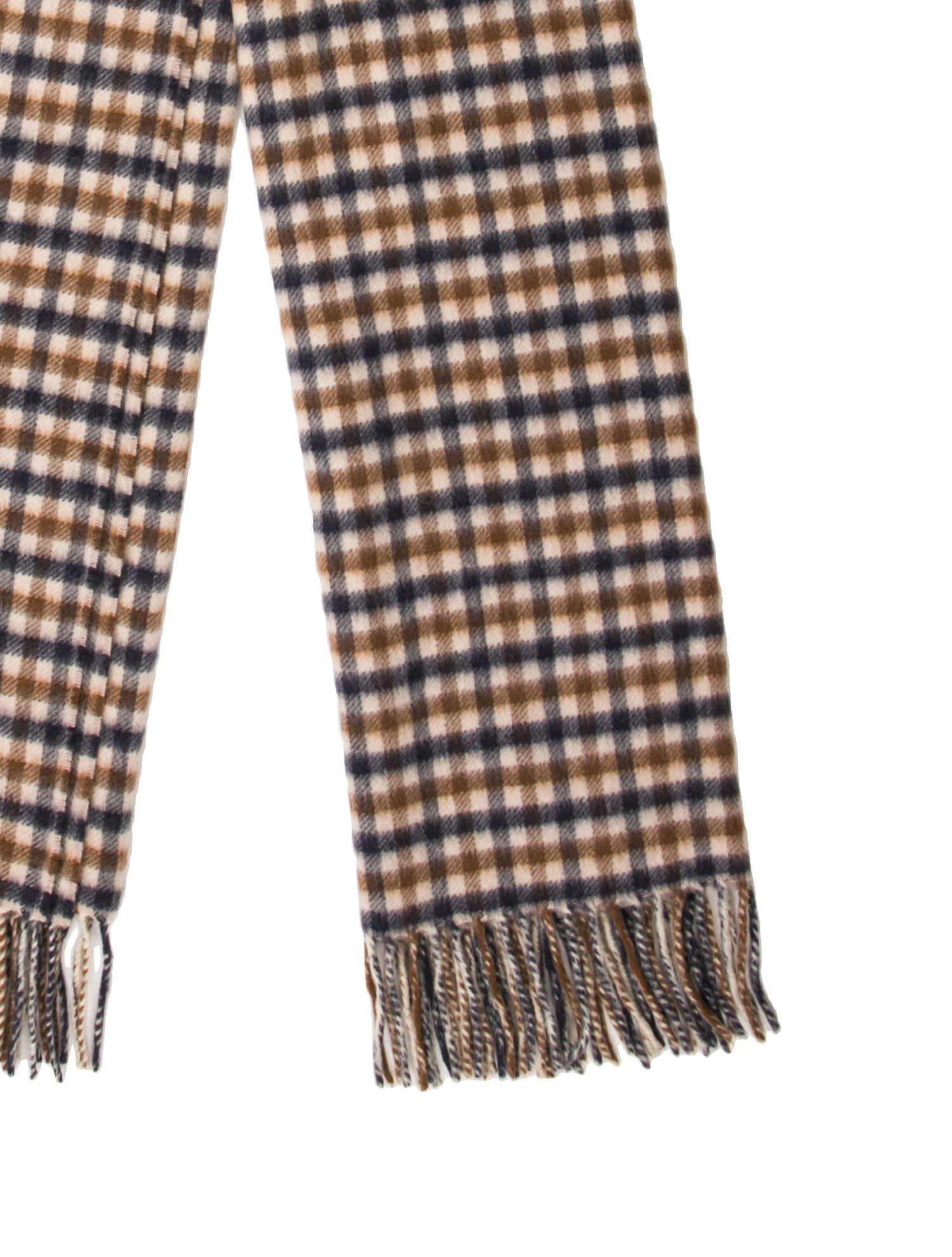 Aquascutum Wool Striped Scarf