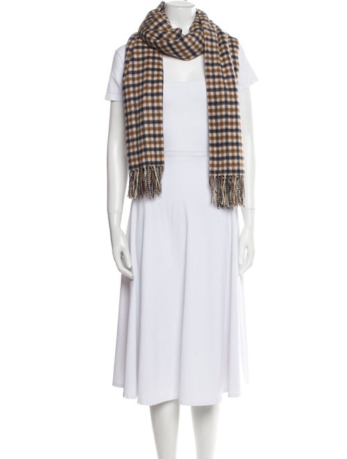 Aquascutum Wool Striped Scarf