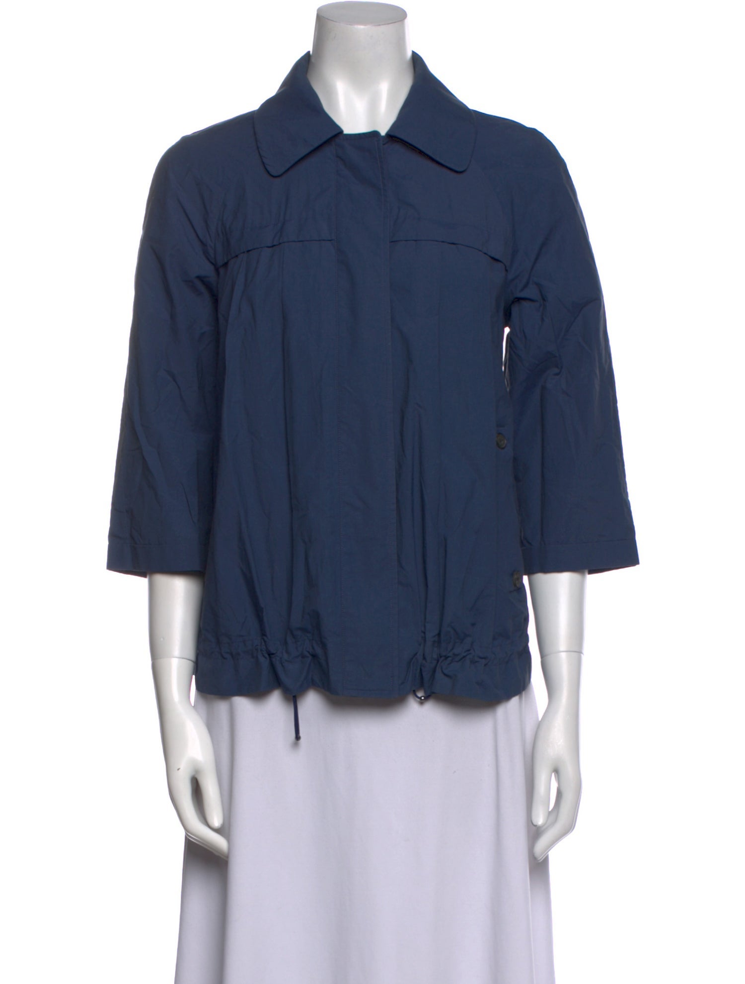 Aquascutum Three-Quarter Sleeve Button-Up Top