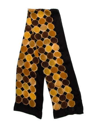 Aquascutum Silk Printed Scarf