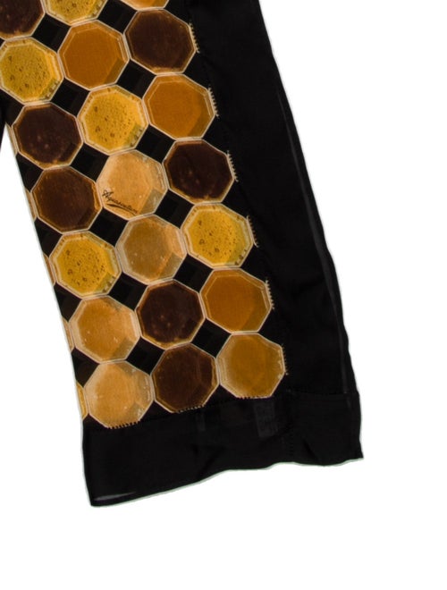 Aquascutum Silk Printed Scarf