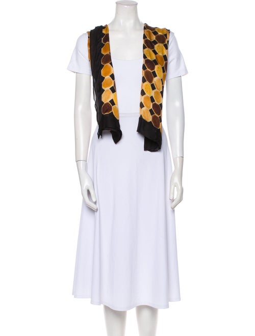 Aquascutum Silk Printed Scarf