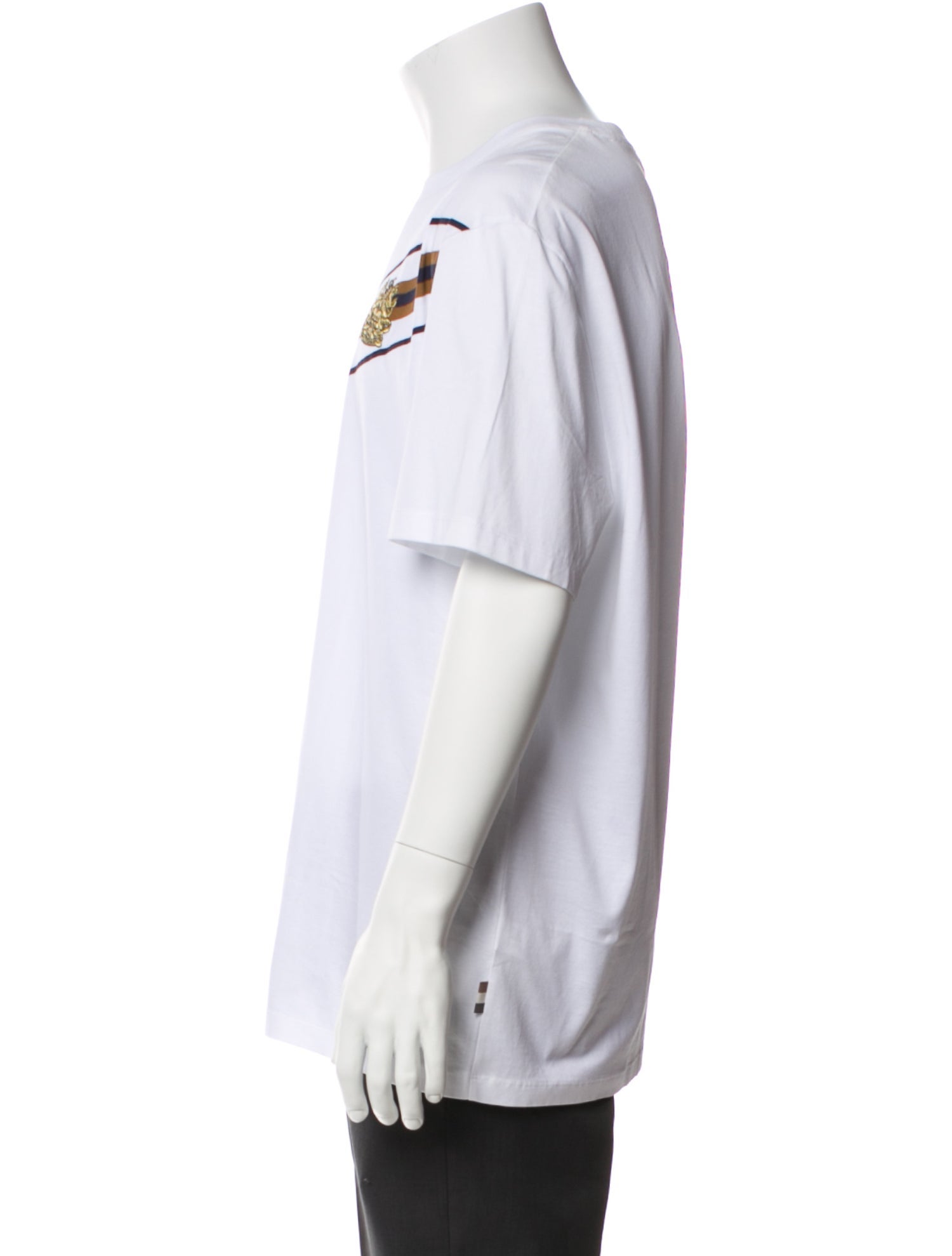 Aquascutum Striped Crew Neck T-Shirt