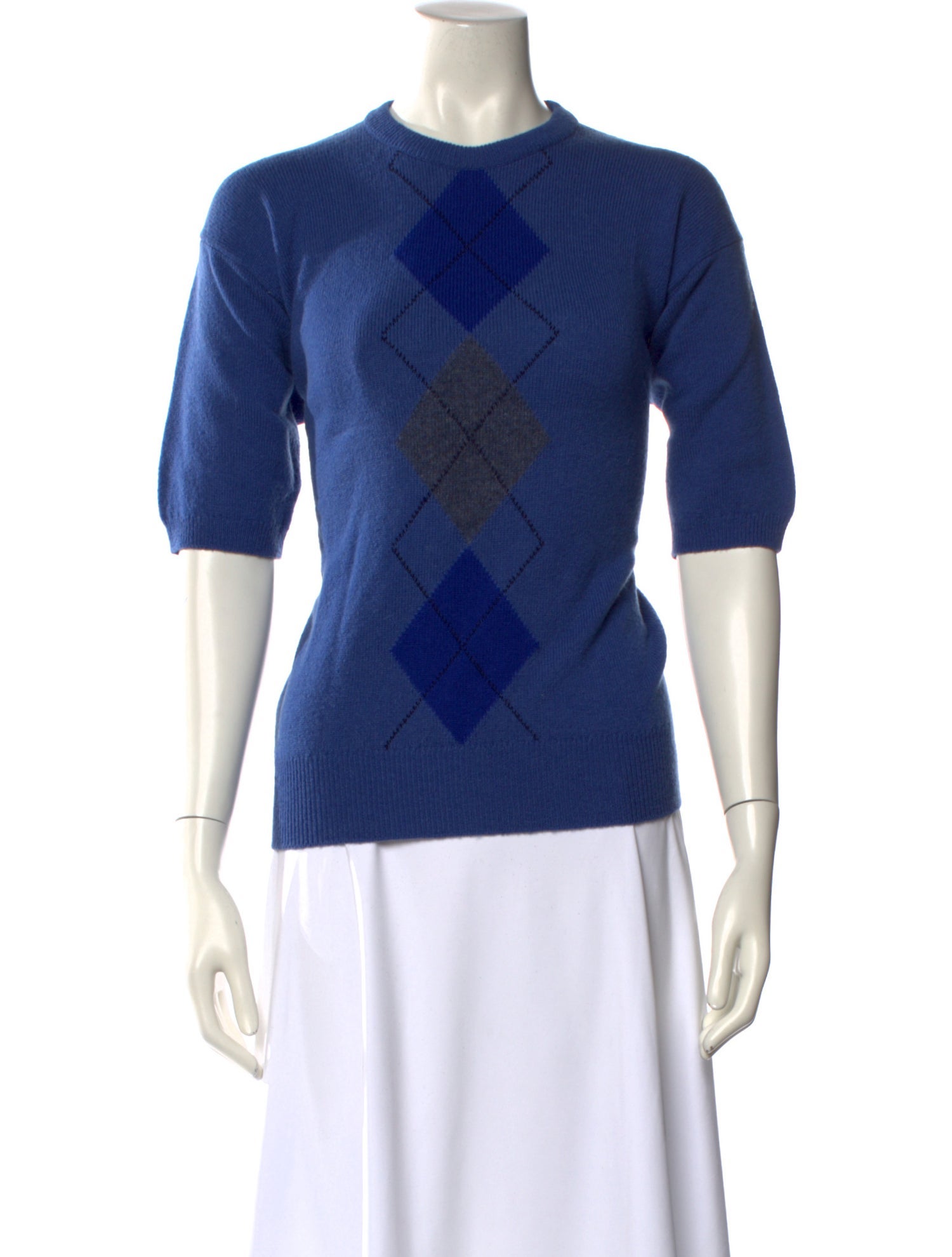 Aquascutum Lambswool Printed Sweater