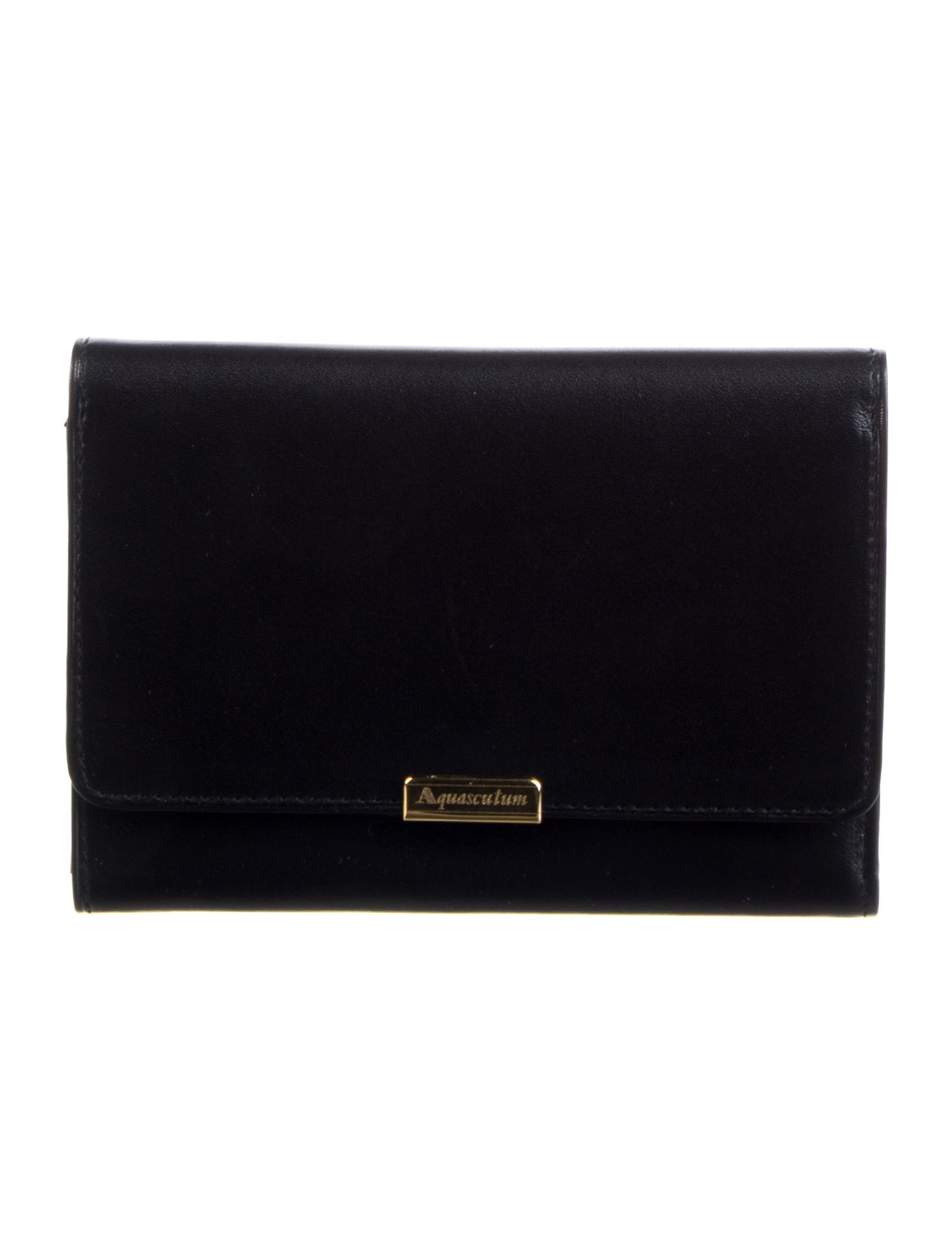 Aquascutum Nylon Trifold Wallet