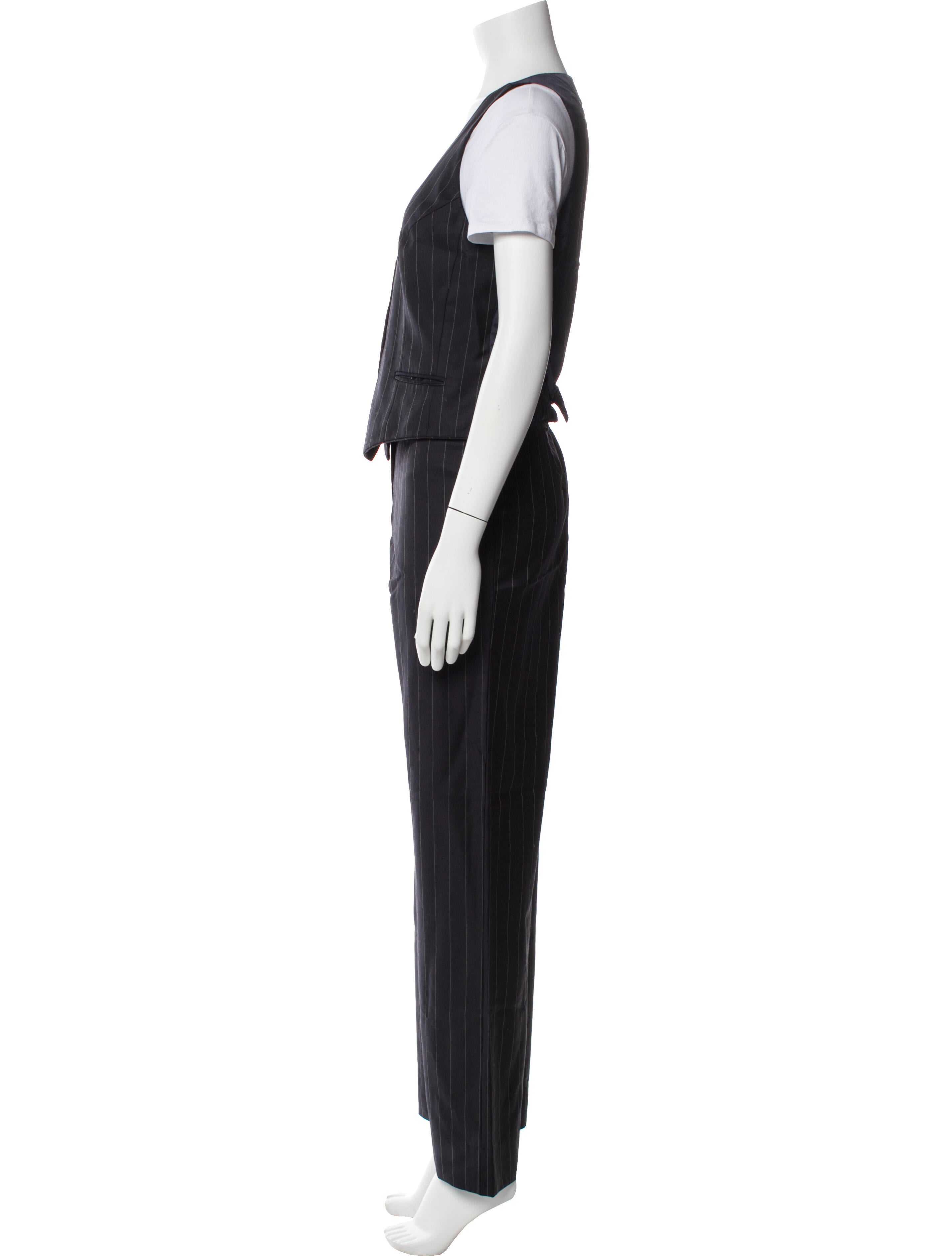 Aquascutum Wool Printed Pantsuit