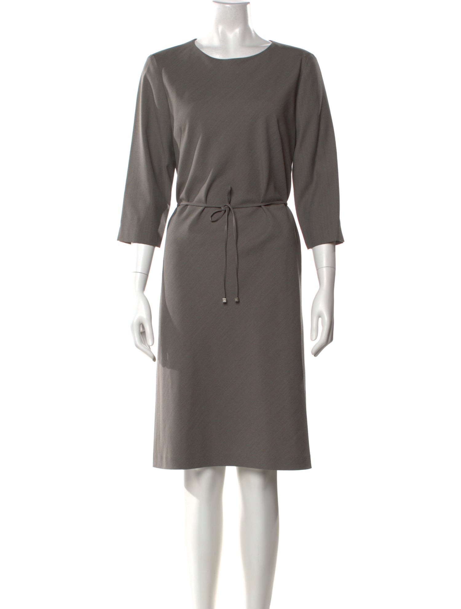 Aquascutum Wool Knee-Length Dress