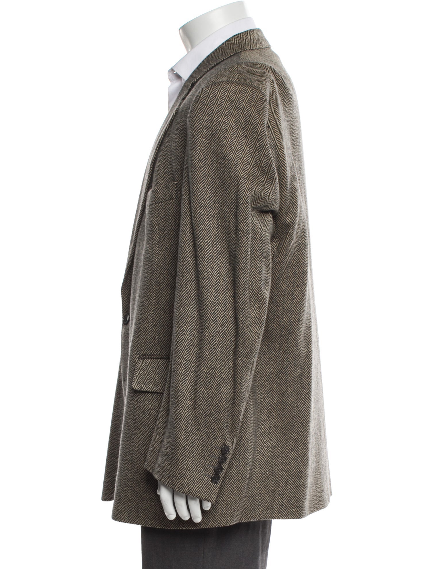 Aquascutum Cashmere Striped Blazer