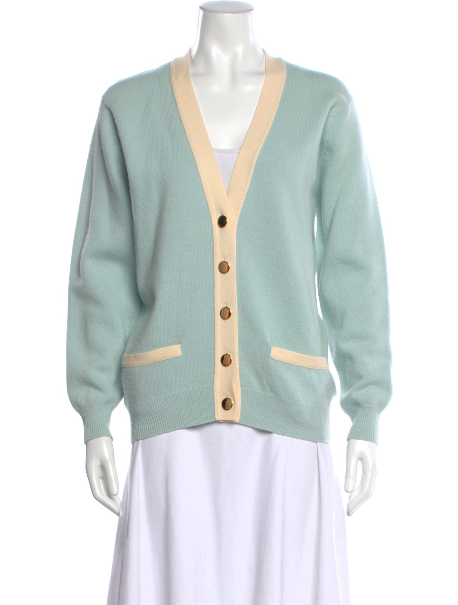 Aquascutum Lambswool V-Neck Sweater