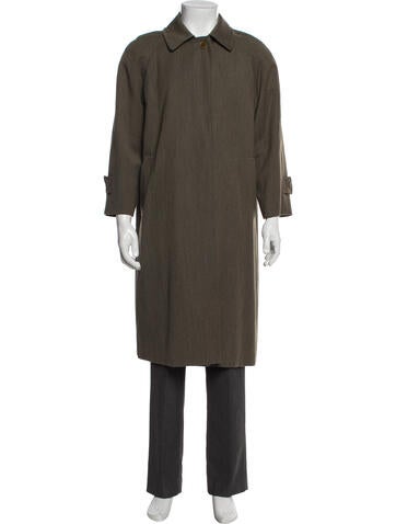 Pre-owned Aquascutum Overcoat In Green