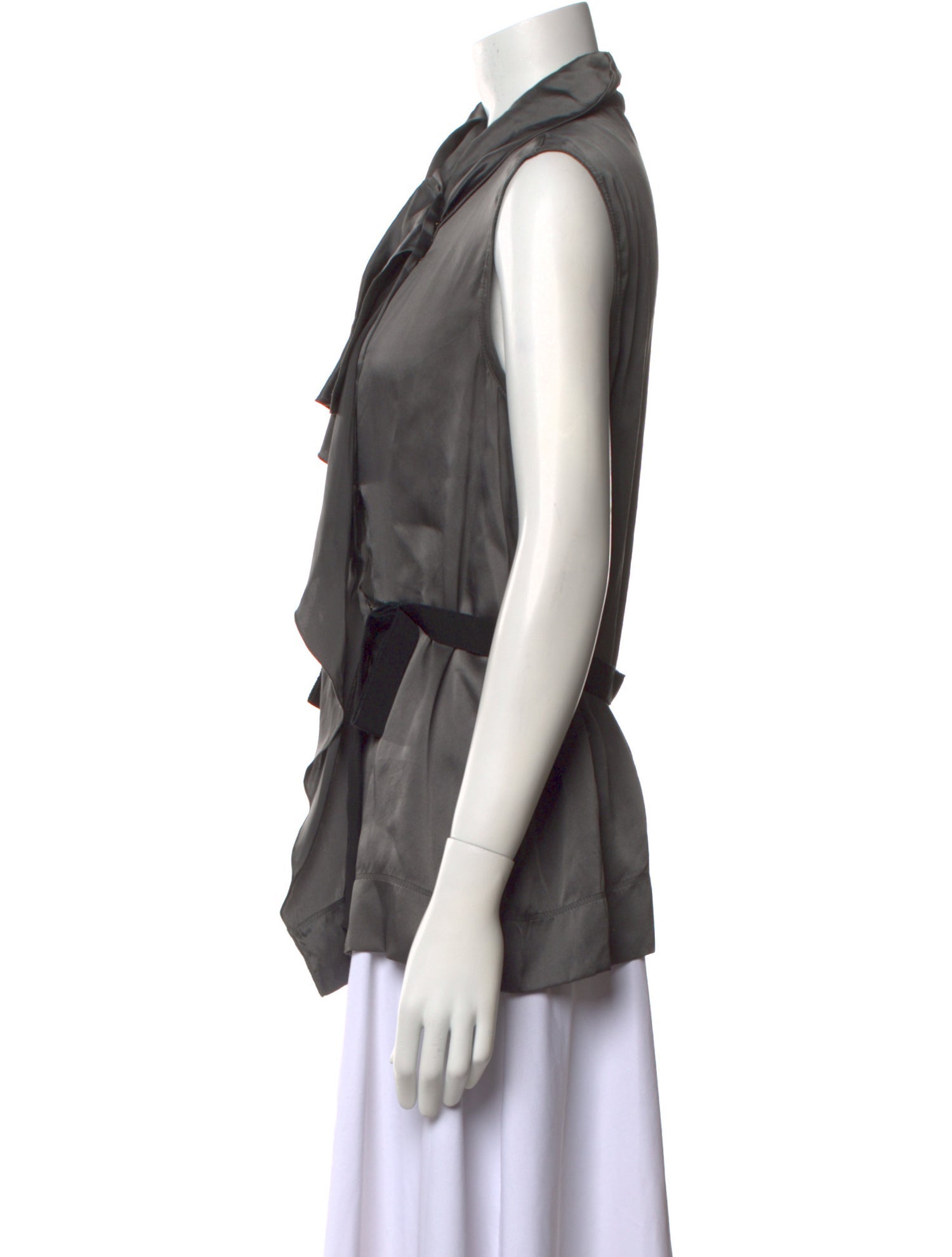 Aquilano.Rimondi Silk Tie Neck Blouse