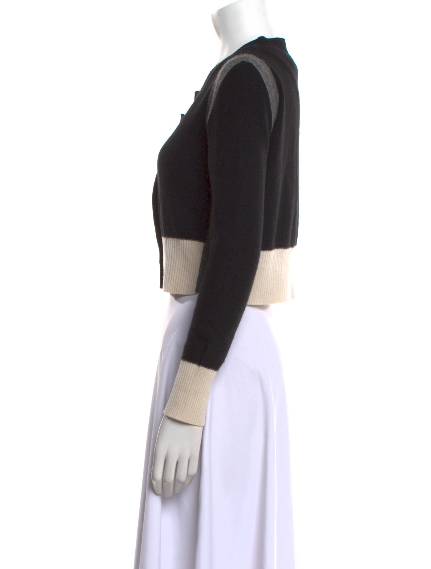 Aquilano.Rimondi Wool Colorblock Pattern Sweater