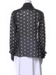 Aquilano.Rimondi Silk Polka Dot Print Button-Up Top