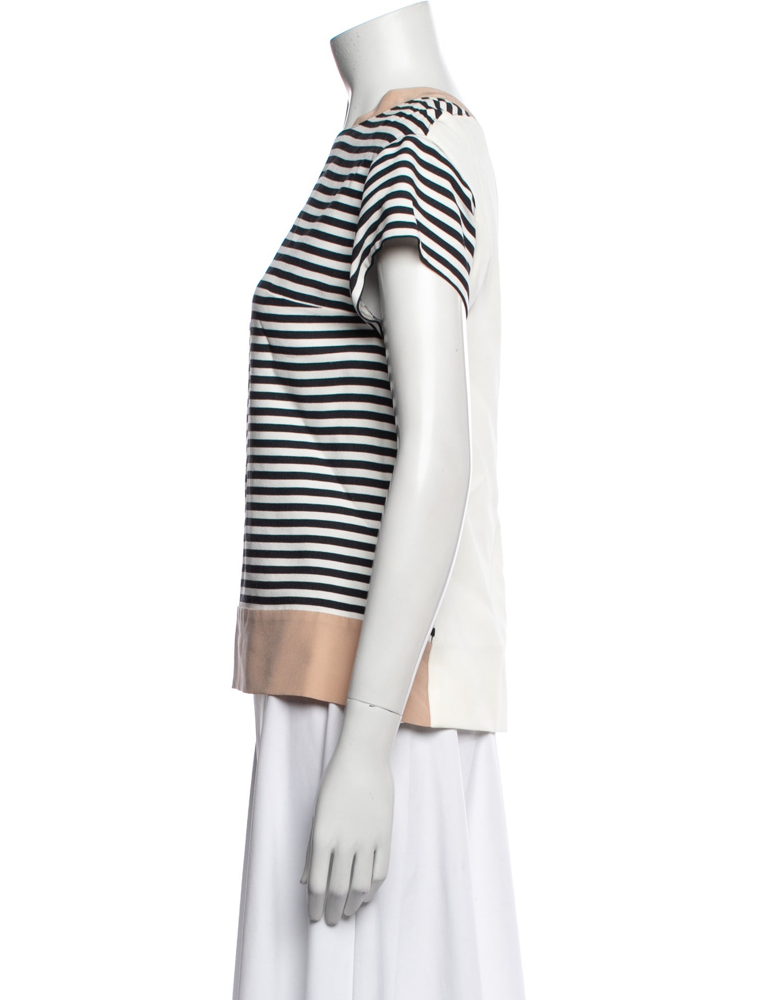Aquilano.Rimondi Striped Crew Neck T-Shirt