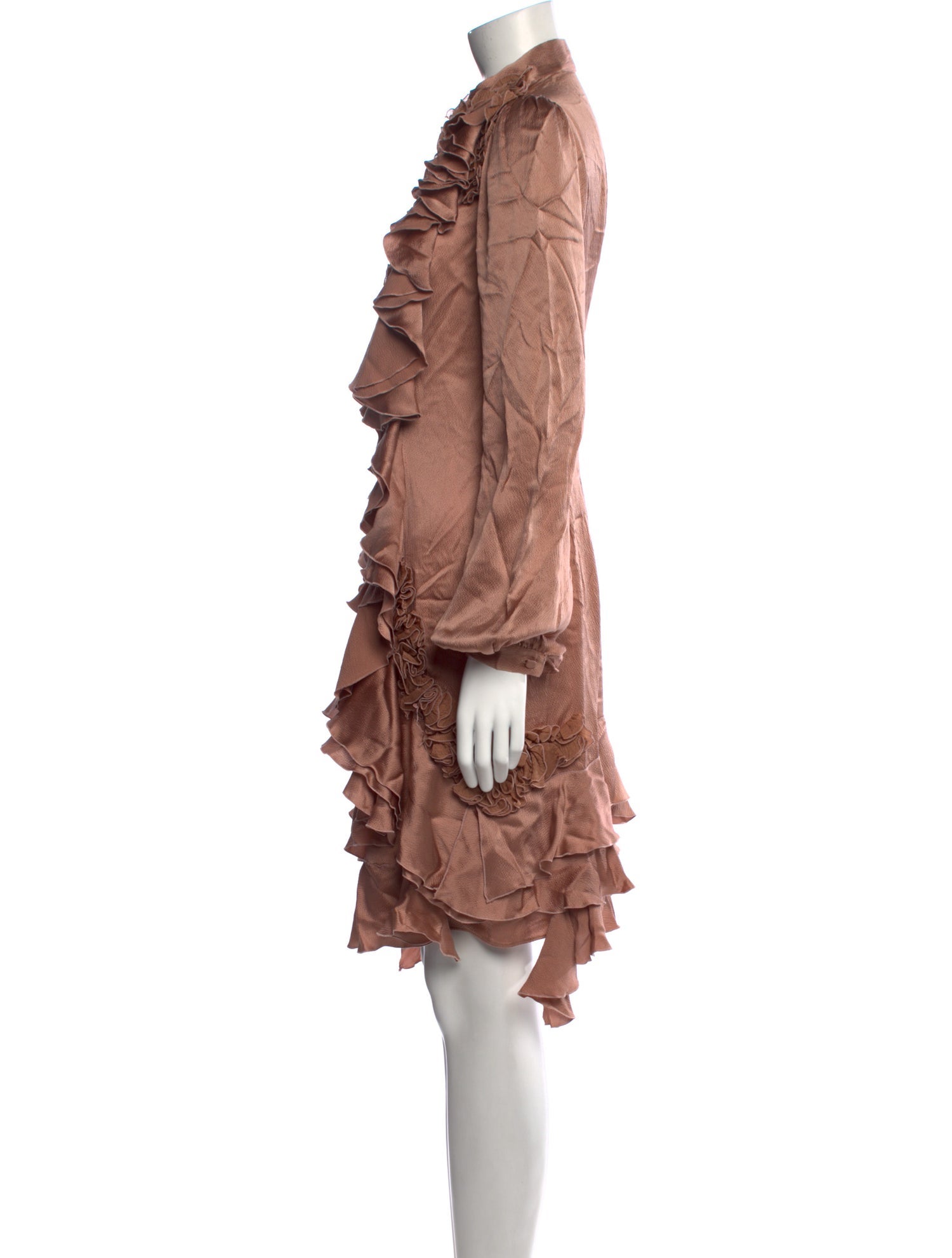 Aquilano.Rimondi Silk Knee-Length Dress