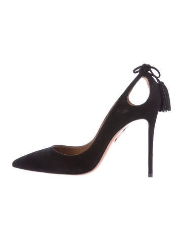 Aquazzura Forever Marilyn 105 Pointed-Toe Pumps