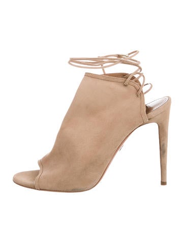 Aquazzura Suede Mayfair Sandals