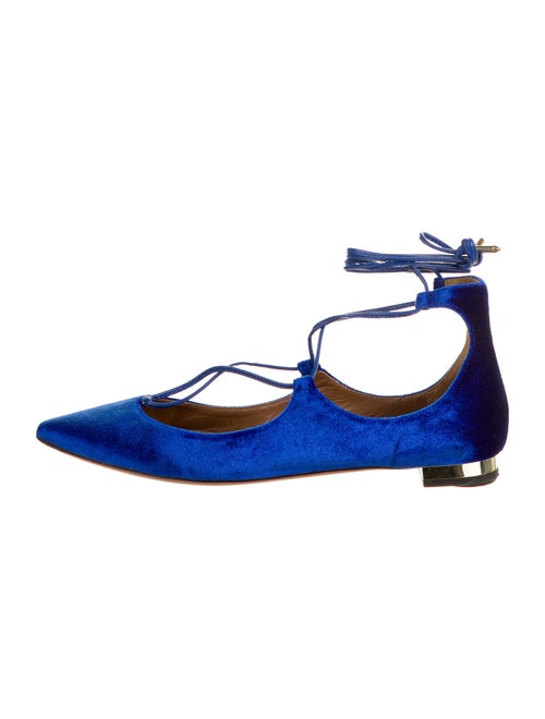 Aquazzura Flats Blue