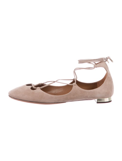 Aquazzura Suede Flats