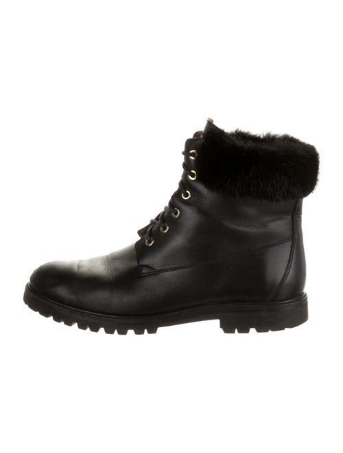 Aquazzura Combat Boots Black