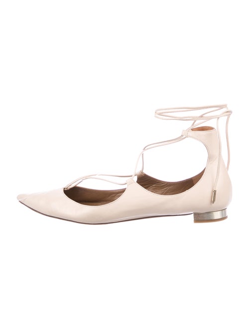 Aquazzura Leather Flats