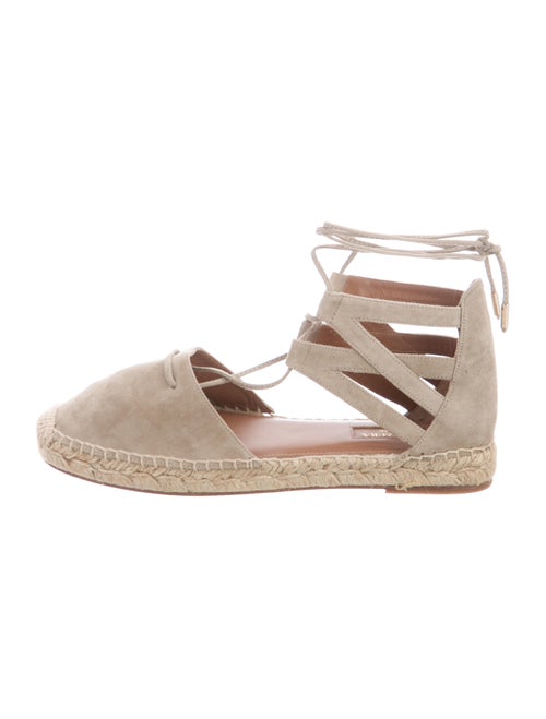 Aquazzura Suede Espadrilles