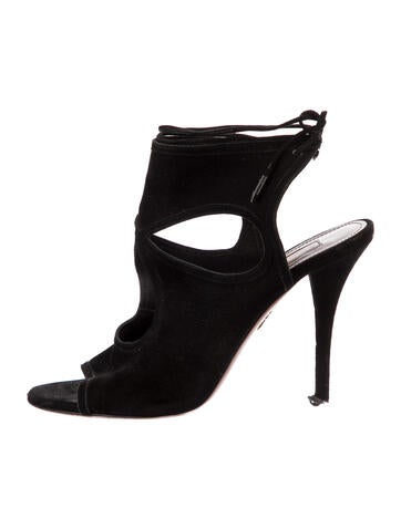 Aquazzura Sandals Suede IT 38 | 8