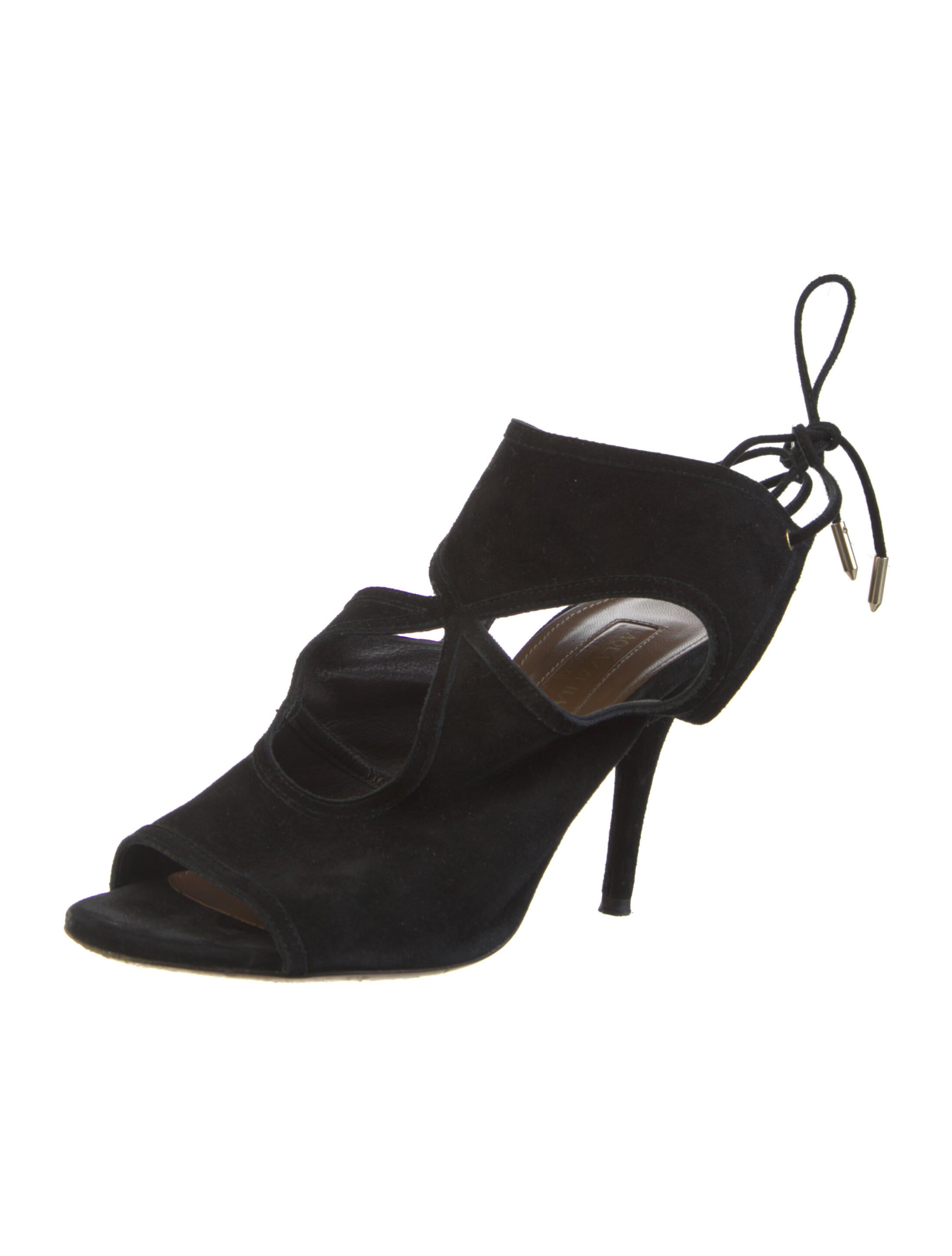 Aquazzura Suede Slingback Pumps