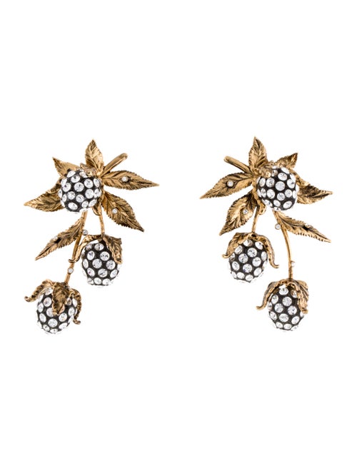 Aquazzura Wild Berries Clip On Earrings