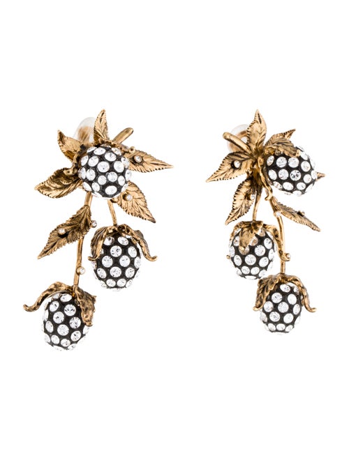 Aquazzura Wild Berries Clip On Earrings