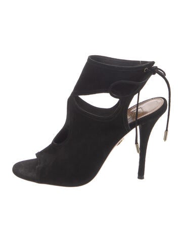 Aquazzura Sandals Suede IT 36.5 | 6.5