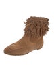 Aquazzura Suede Braided Accents Boots